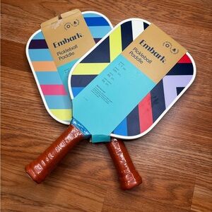 SET OF 2 - NWT Embark Pickleball Paddle Set - Multicolor